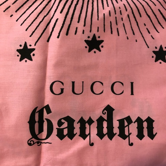 GUCCI Garden Florence Pink Cotton Eye Tote RARE - Picture 5 of 5